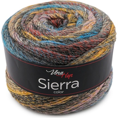 Pletací příze Sierra 150 g Varianta: 11 (7217) modrá azuro, Balení: 1 ks 50242/123002/284531