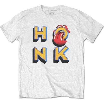 The Rolling Stones tričko Honk Letters White