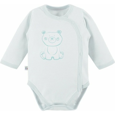 Eevi Body rozopínacie s dlhým rukávom BIG BEAR mätové