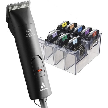 Andis AGC Black Clipper & Wahl Comb Комплект с гребени за подстригване