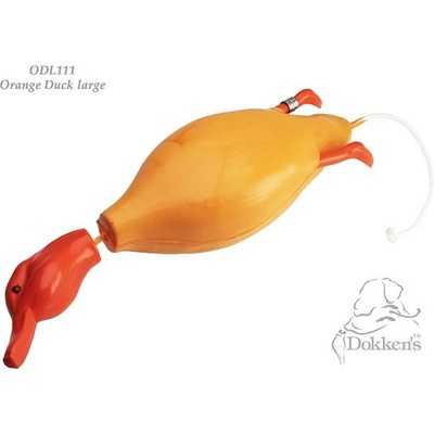 Dokken's Deadfowl Kachna divoká oranžová Atrapa zvěře Trainer Duck Orange large ODL-111