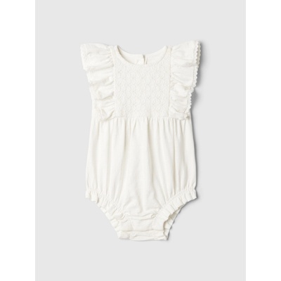 Gap Baby bavlněné body Bílá