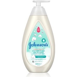 Johnson's Comfort Touch детски миещ гел и шампоан 2 в 1 за деца 500ml