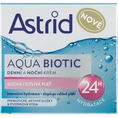 Astrid Aqua Biotic denní a noční krém normální a smíšená pleť 50 ml