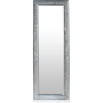 Image 1 of Casa Chic Огледало Norwich Правоъгълна дървена рамка 130 x 45 cm Мозаечен дизайн (GL-130X45-SLV) (GL-130X45-SLV)