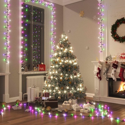 zahrada-XL Světelný LED řetěz se 2 000 LED pastelový barevný 45 m PVC