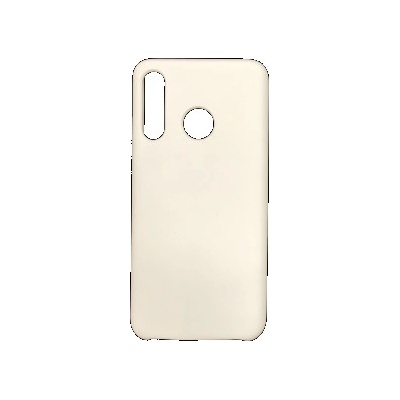 Púzdro MobilEu Farebné silikónové Huawei Nova 4e biele