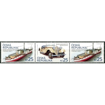 Česká pošta (2014) č. 810 - 811 ** - Česká republika - 3-bl - Historické dopravní prostředky