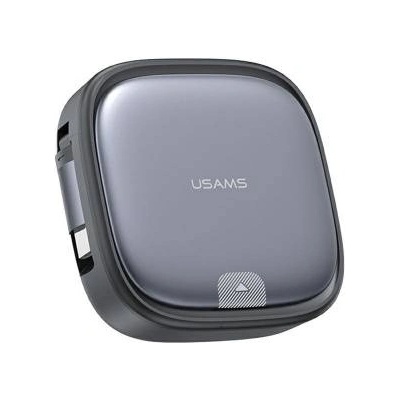 Usams 3in1 Drop-down Cable with MicroUSB/USB-C/Lightning Box 60W Steel/Tarnish SJ650USB01 (US-SJ650)