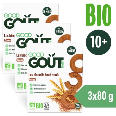 Good Gout Kakaová kolečka 3 x 80 g
