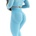 BASIC ACTIVE- SOFT BLUE legíny