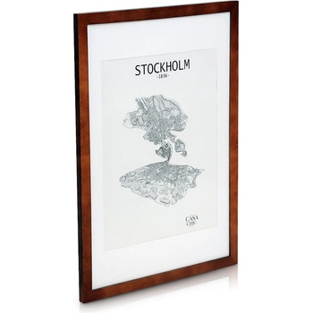 Image 1 of Casa Chic Kenton, рамка за картини, правоъгълна, 70 x 50 cm, паспарту, плексиглас (CL-50x70-RUST) (CL-50x70-RUST)