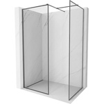 Mexen Kioto-F душ стена Walk-in с рамка 160 x 85 см, прозрачен 8 мм, четка пепеляво сиво - 800-160-202-04-66-085 (800-160-202-04-66-085)