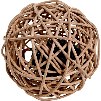 Karlie Cat Myš v prútenej guli so zvukom 10 cm