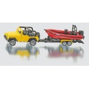 Siku Blister Jeep s člnom 1:87