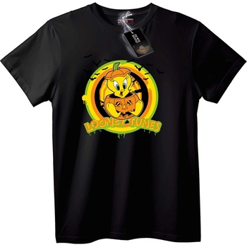 NOONEBRAND Тениска Туити Тиква Looney Tunes - XS, Black