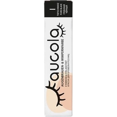 Aucola Eyebrow and Eyelash Tint profesionálna farba na obočie a riasy 1 Pure Black čierna 15 ml