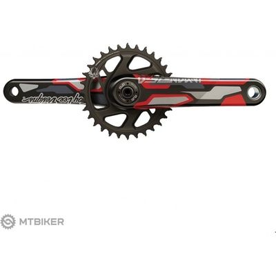 Truvativ Descendant CoLab Troy Lee Designs DUB kľuky, 170 mm, 1x12, 32T, Red