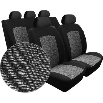 SIXTOL Калъфи за автомобили Audi A4 B6 Седан, от 2000-2006 г. , Dynamic highlight SIXTOL