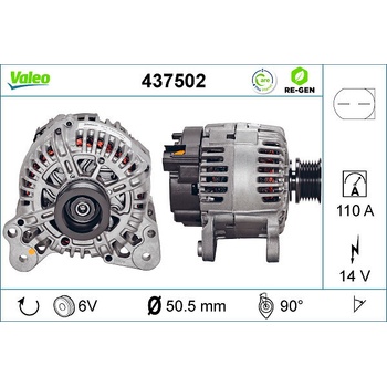 Alternátor VALEO 437502