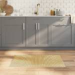 vidaXL Килим, правоъгълен, светъл натурален, 60x100 см, бамбук (376711)