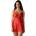 Obsessive Aliosa Секси нощница с прашки в червеноEH-79046-CZERWONY - Бял, размер L/XL