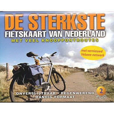 cyklomapa Nederland south 1:200 t. voděodolná