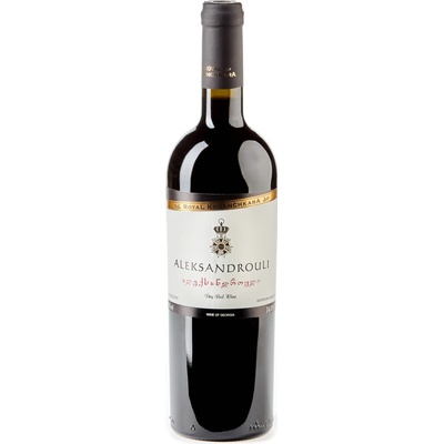 Royal Khvanchkara Červené Aleksandrouli gruzínské suché červené 2019 0,75 l (holá láhev)