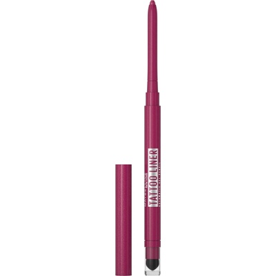 Maybelline Tattoo Liner Automatic Gel Pencil voděodolná ceruzka na oči 050 Burgundy Break 0,73 g