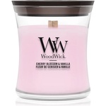 WoodWick Cherry Blossom & Vanilla ароматна свещ с дървен фитил 85 гр