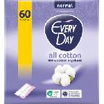 EVERYDAY Ежедневни дамски превръзки All Cotton, 60 бр (3032505)