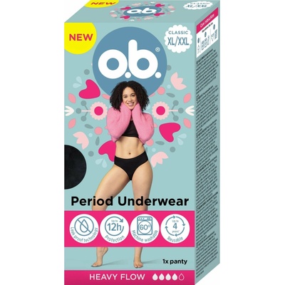 o.b. Classic menstruační kalhotky pro silnou menstruaci – Zboží Dáma
