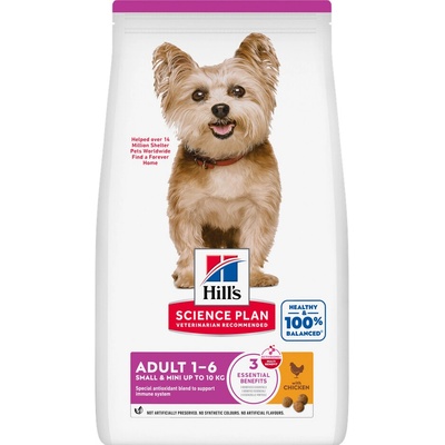 Hills Science Plan Adult 1-6 Small & Mini kuracie 1,5 kg
