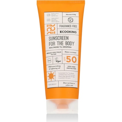 ECOOKING Moisturising Sunscreen For The Body SPF 50 200 ml