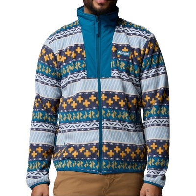 Columbia Мъжко поларено яке Columbia Sequoia Grove II Full Zip Printed Fleece Fleece jacket - Phoenix Blue / Wizard Island (005-7384-0412)