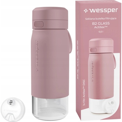 Wessper B2 GLASS ActitexTM 500 ml Ružová