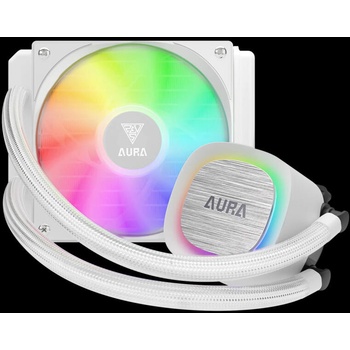 Image 1 of GAMDIAS AURA GL120 v2 White aRGB (AURA-GL120-V2-WH)