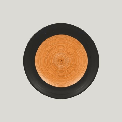 RAK Porcelain Trinidad talíř mělký 21 cm, oranžový RAK-TRCLFP21BC