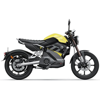 Vmoto Super Soco TC Max – elektrický motocykl, 5,1 kW, 110 km/h HLINIKOVÉ, Žlutá – Zboží Mobilmania