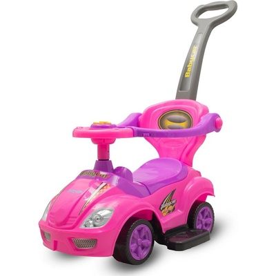 Baby Mix s vodiacou tyčou 3v1 Mega Car ružové