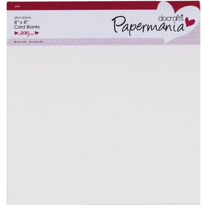 WEST DESIGN PRODUCTS LIMITED West Design 20,3 × 20,3 cm přání a obálky 6 ks (300 g/m2) bílé