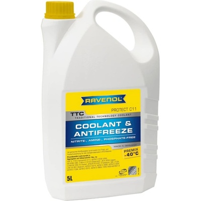 RAVENOL Антифриз RAVENOL TTC Premix -40 C G11 5л (229060)