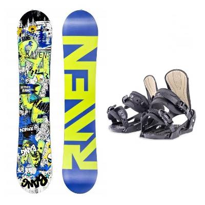 Raven Bang junior dětský snowboard + Beany Junior vázání - 145 cm + S - EU 36-38
