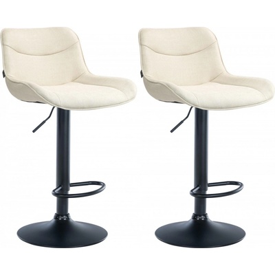 Design-Shop Vonore Krémová / čierny rám 2 ks