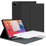 Tech-Protect SC Pen Case and Bluetooth Keyboard - кожен калъф и безжична блутут клавиатура за iPad Pro 11 M2 (2022), iPad Pro 11 M1 (2021), iPad Pro 11 (2020) (черен)
