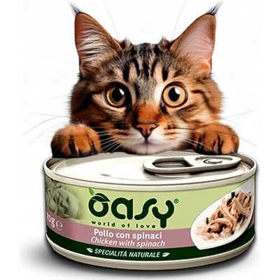 Oasy Natural kuracie špenát 70 g