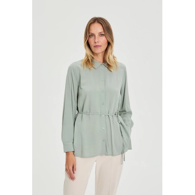 Moodo Оливена риза Moodo с връзване Moodo | Zelen | ЖЕНИ | XS