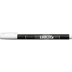 Tombow Marker Fudenosuke мек пастелен бял (WS-BS01)