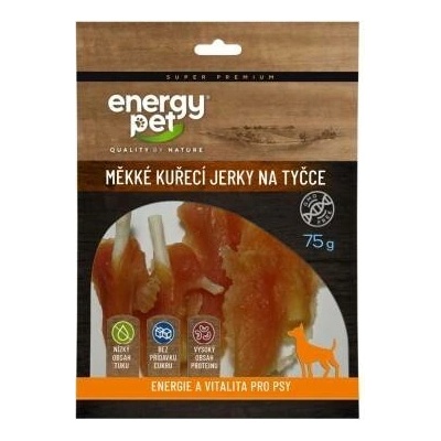 Energy Pet kuřecí jerky na tyčce celé 75 g