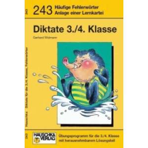 Deutsch 3. /4. Klasse Übungsheft - Diktate | Gerhard Widmann (ISBN: 9783881002431)